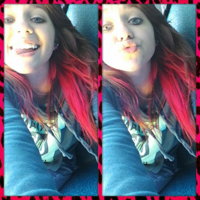 red hair.