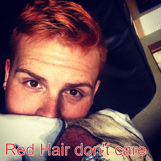 red hair