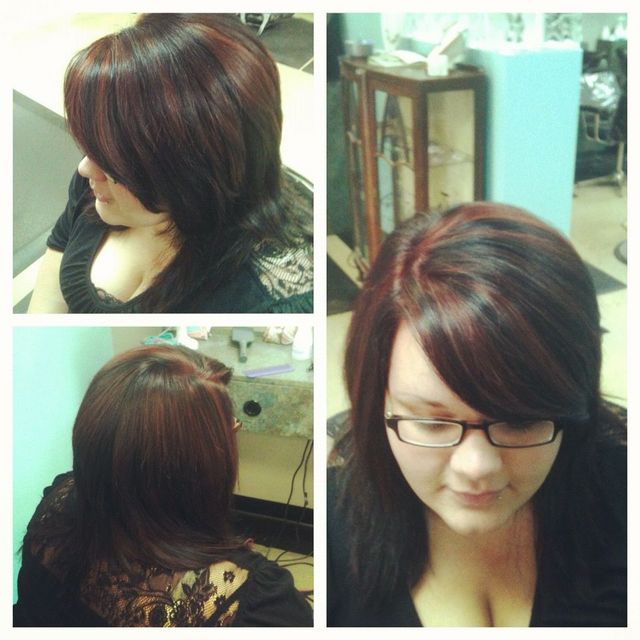 red highlights