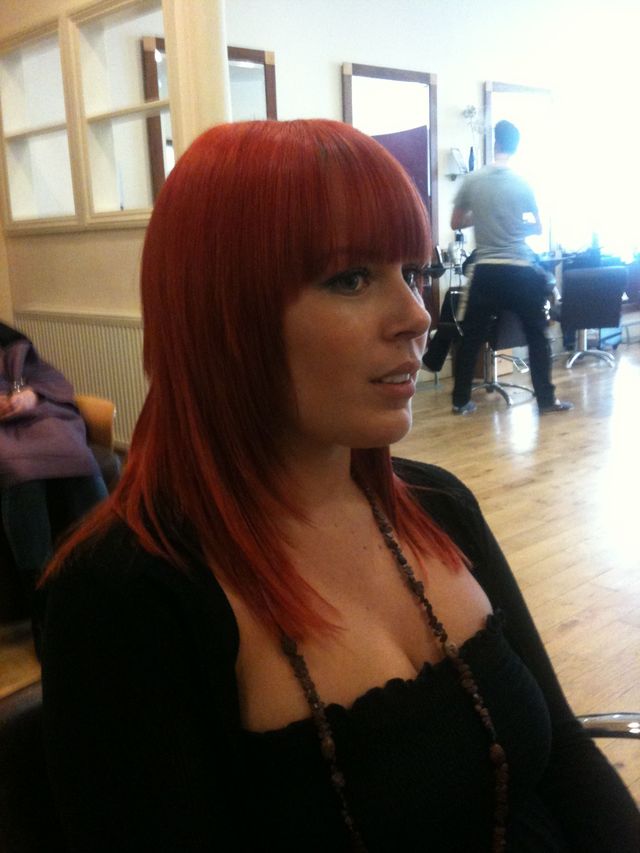 red hot bangs