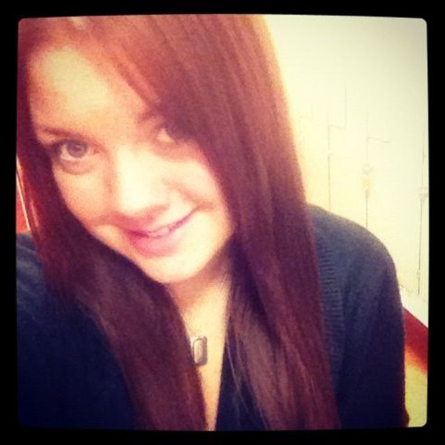 red, new hair style
