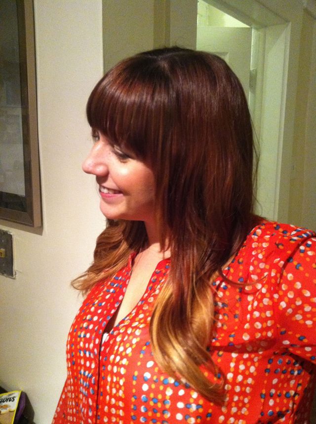 red ombré 