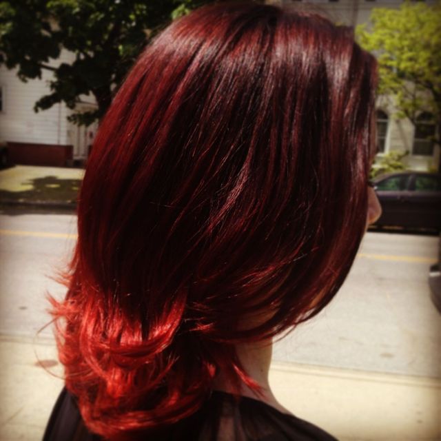 red ombré 