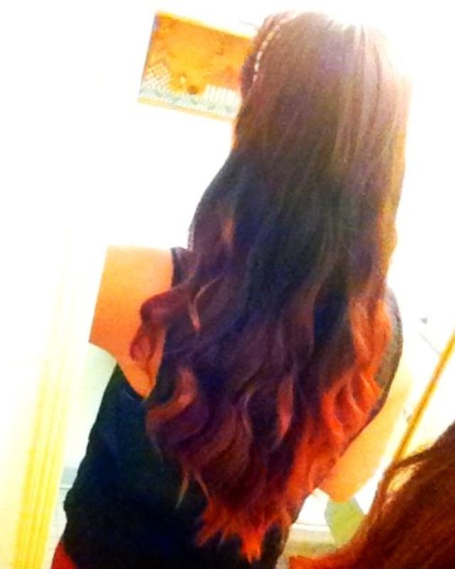 red ombré team ✌