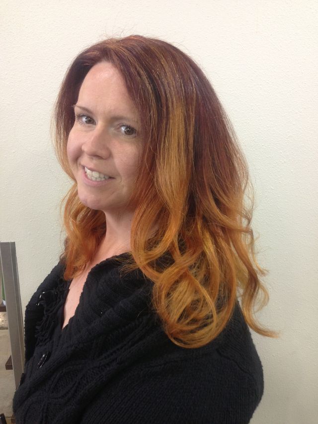 red ombre 