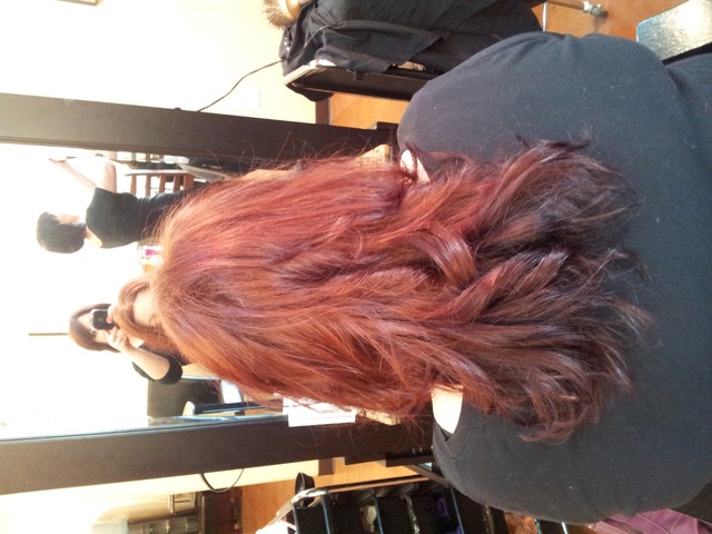 red ombre