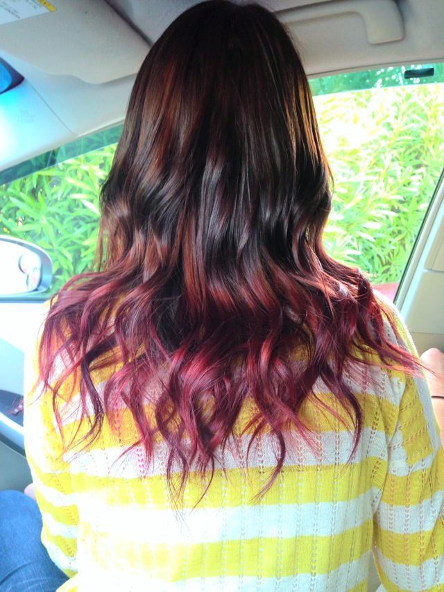 red ombre