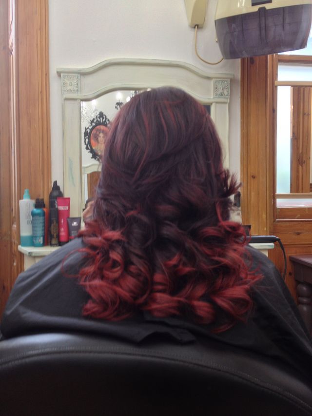red ombre