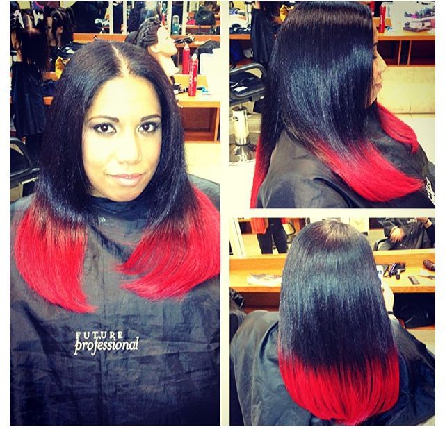 red ombre