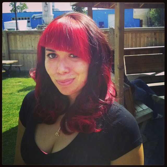 red ombre
