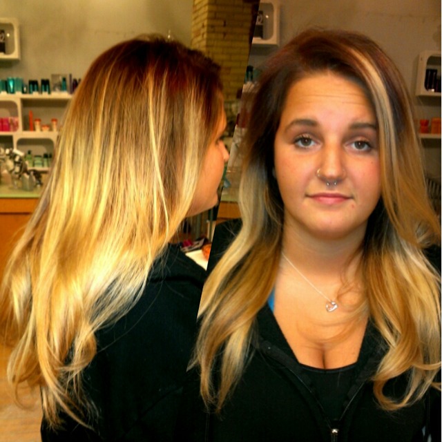 red ombre