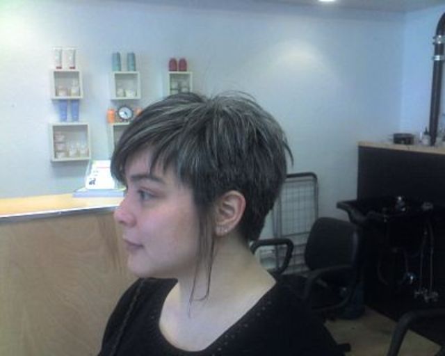 Alternative pixie cut