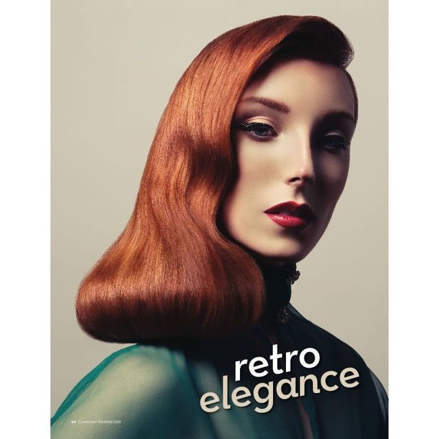 retro elegance hair