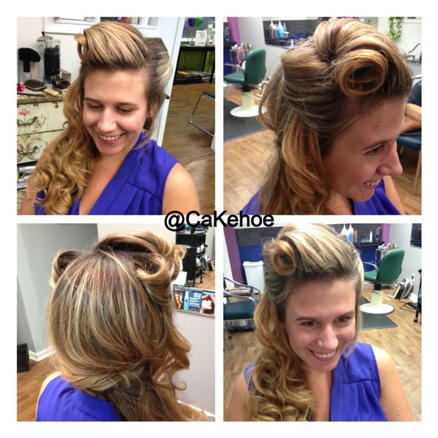 retro pinup hair