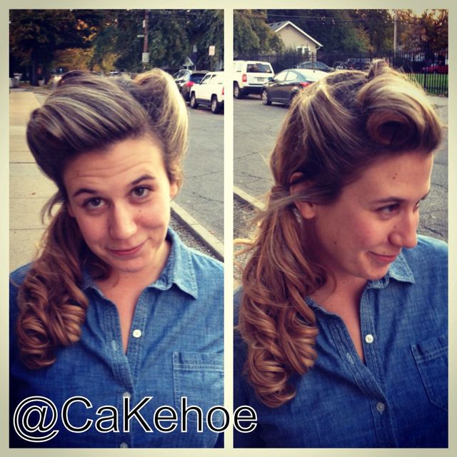retro pinup hair