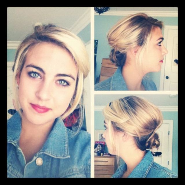 retro updo