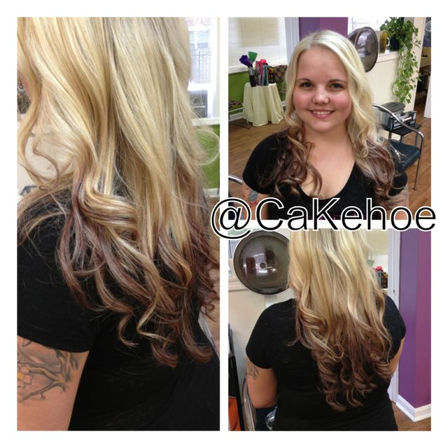 reverse ombré 