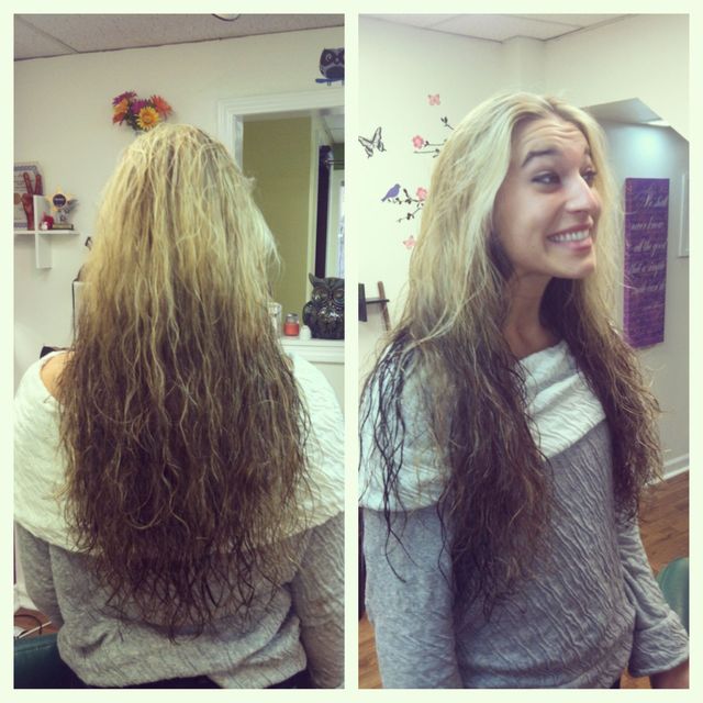 reverse ombré blonde to dark fade