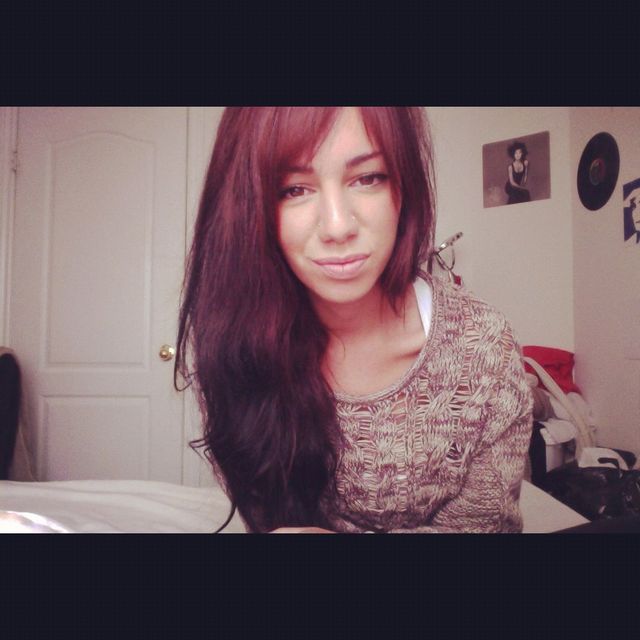 reverse plum ombré 