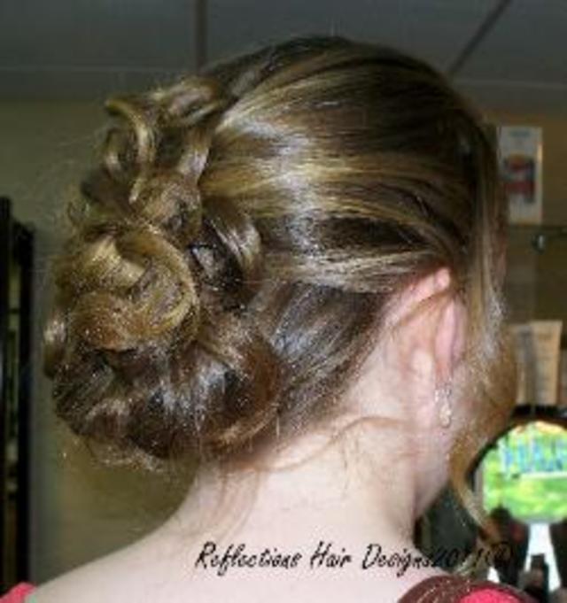Updo for Owen J. Roberts Fashion Show