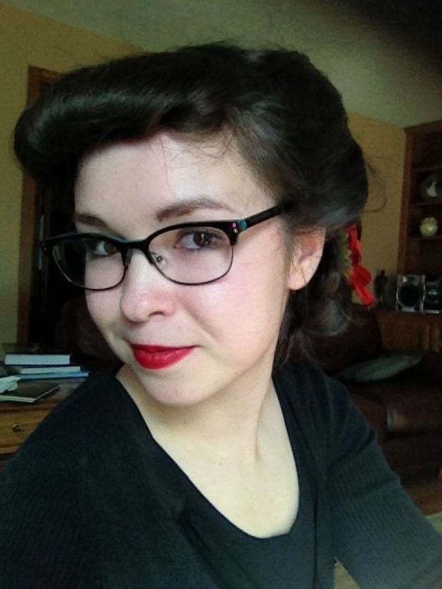 rockabilly updo