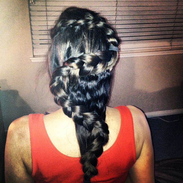 romantic braid