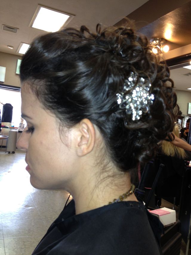 romantic updo