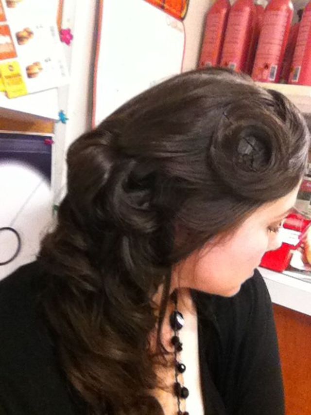 romantic updo