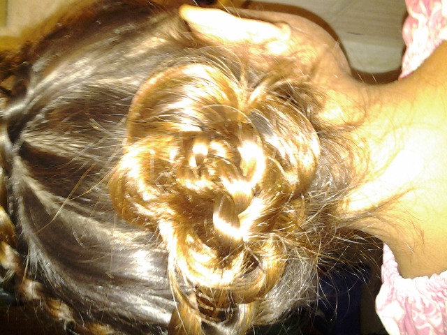 rose braid up-do