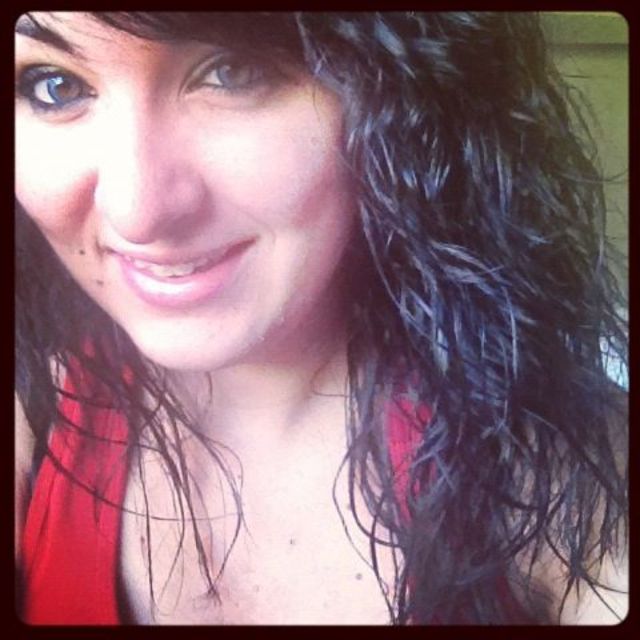 scrunched hair