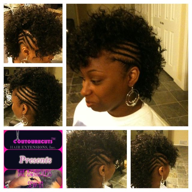 sew-in mohawk