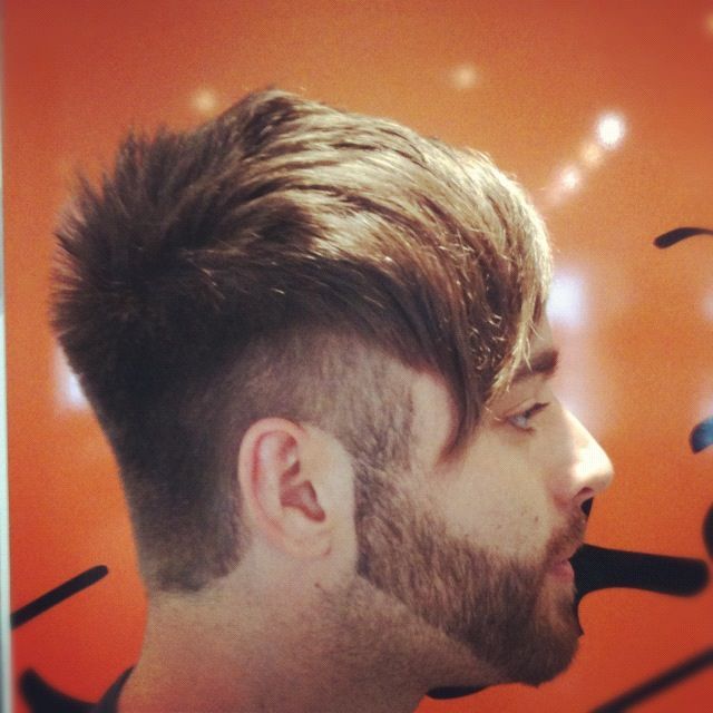 sharp edges with longer fringe