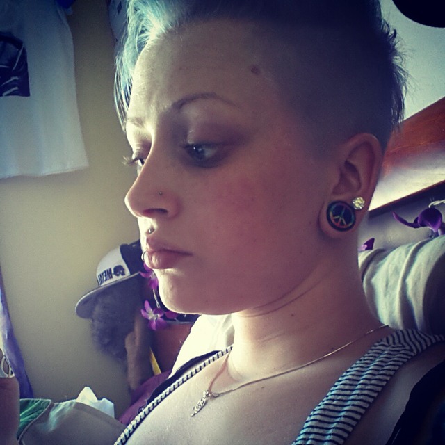 shaved back and sides