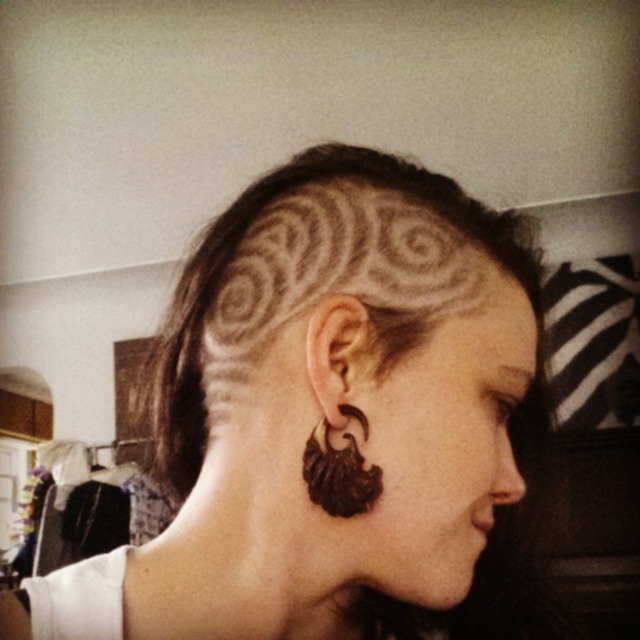shaved design
