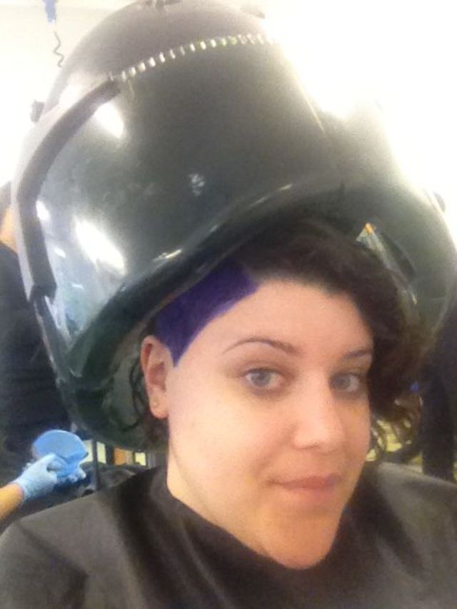 shaved purple side 