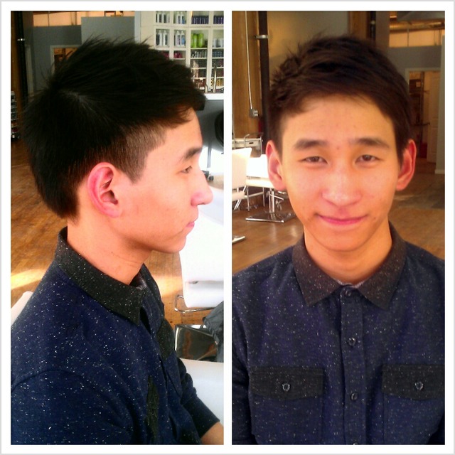 shaved side