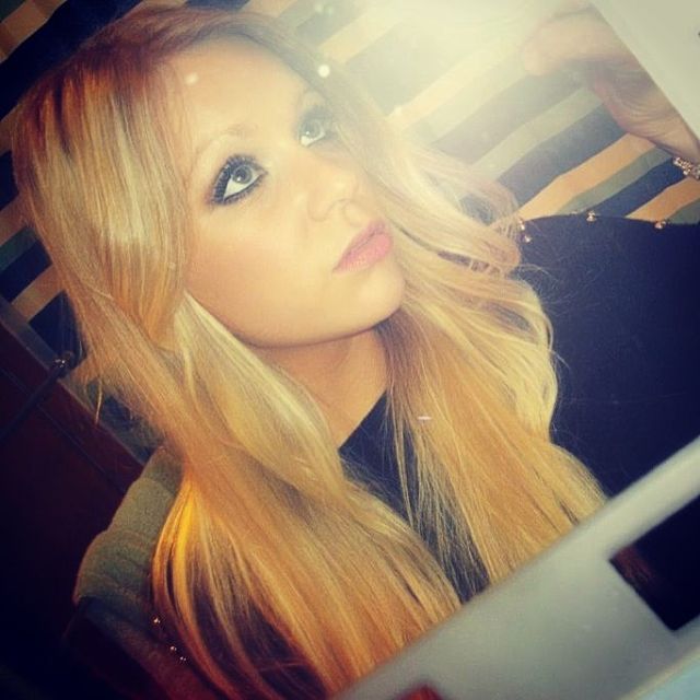 shiny sleek hair with curls