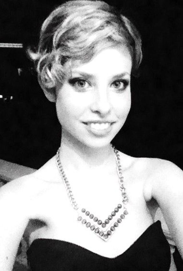 short black and white
