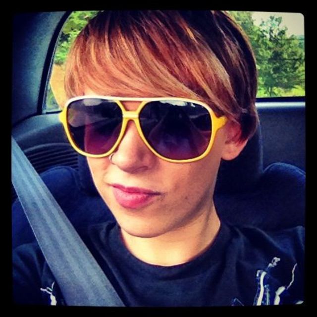 short hair, don't care