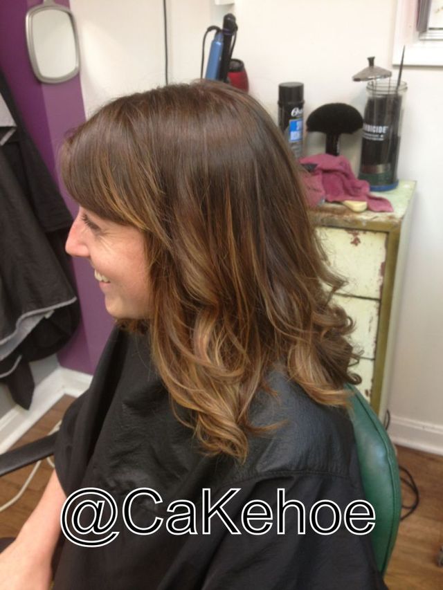 short hair ombré 