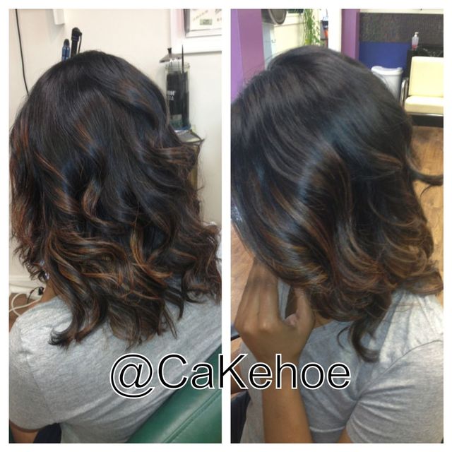 short hair ombré 