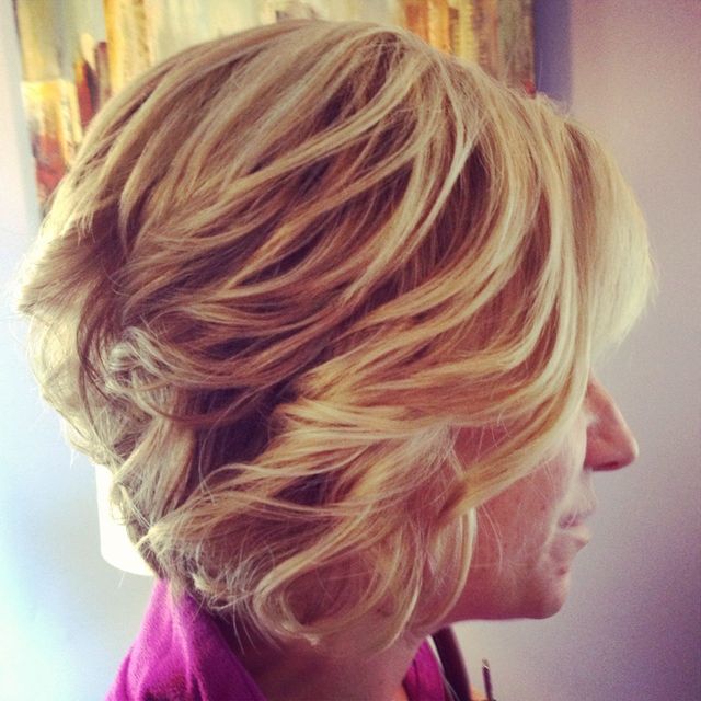 short hair wave
