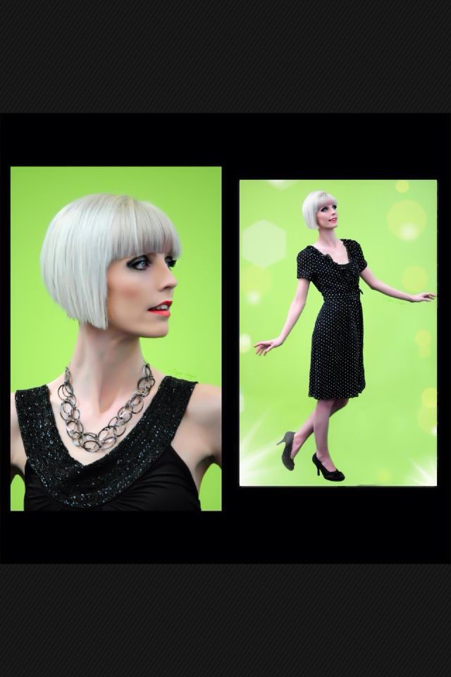 short sleek elegant bob