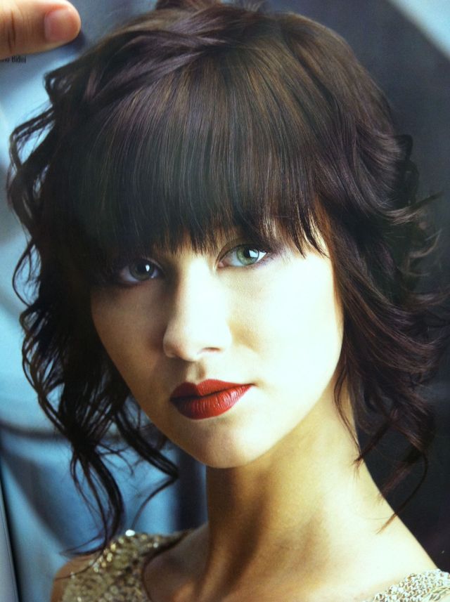short;curly;style