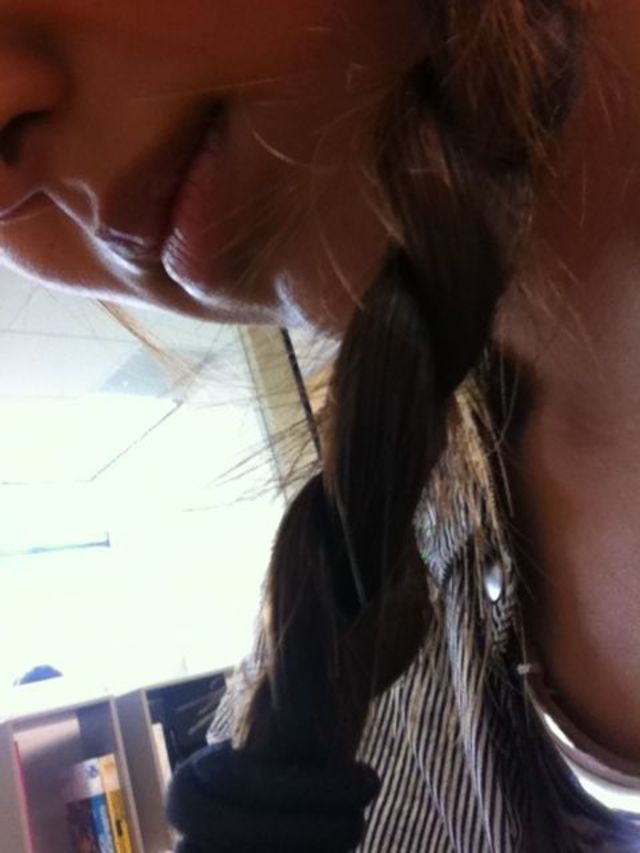 side braid closeup