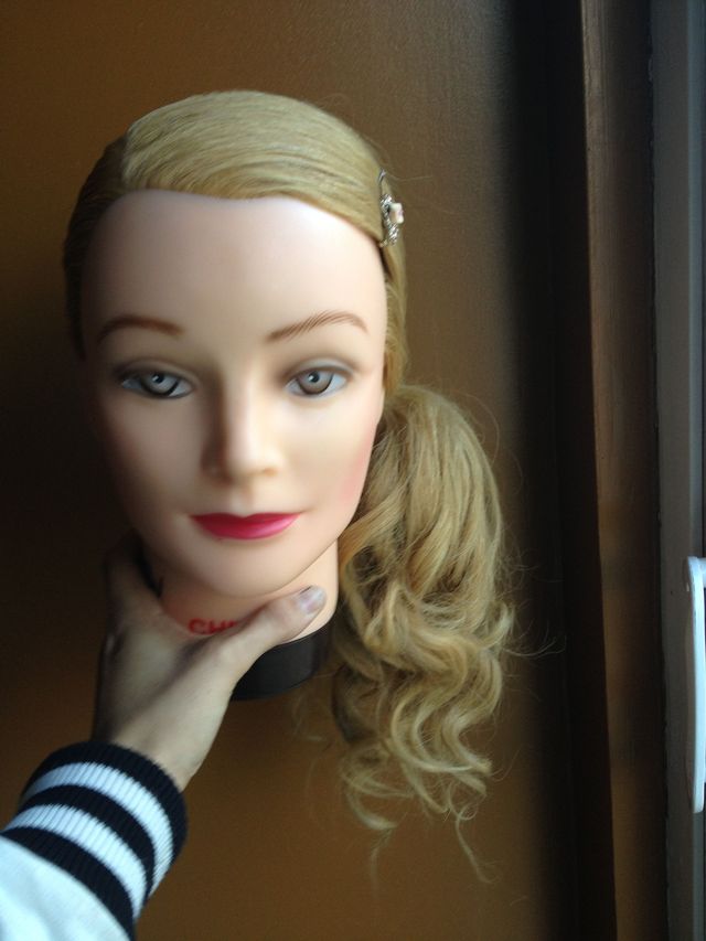 side ponytail front