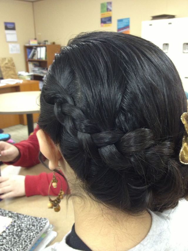 side to side braid 