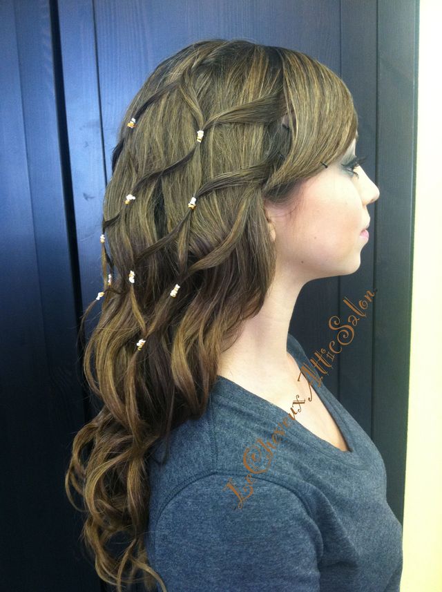 side view renaissance hair