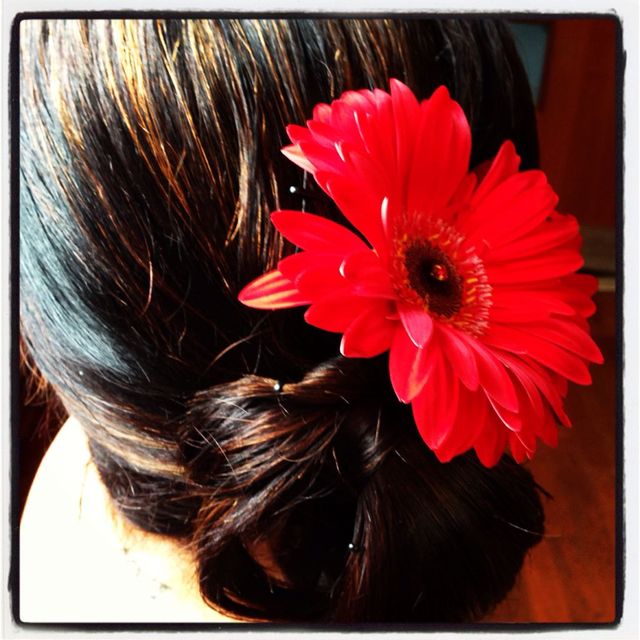 simple side bun 