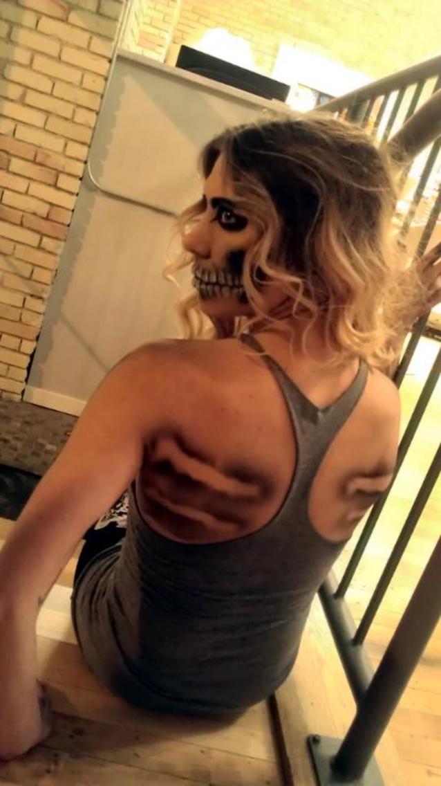 skeleton makeup